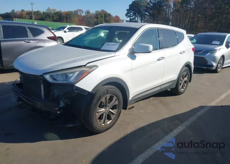 2013 Hyundai Santa Fe Sport z USA, uszkodzony, nr VIN 5XYZT3LB2DG021297